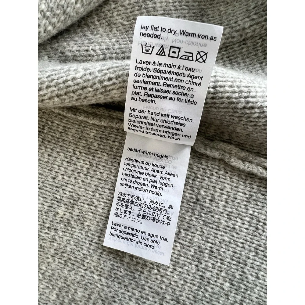 Madewell Women's Spencer‎ Sweater Coat Cardigan Size M Gray Merino Wool